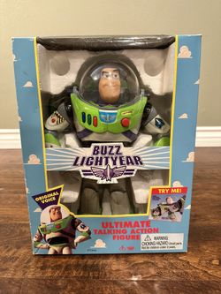 Vintage 1995 Buzz Lightyear Ultimate Talking Action Figure