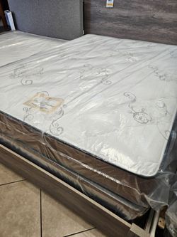QUEEN SET $249 >> DELIVER FREE  !! MATTRESS AND BOX SPRING