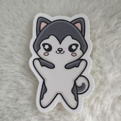 Cute Dog Stickers For Fundraising | Husky, Pomeranian, Chichi