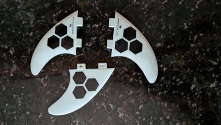 Rare surfboard fins thruster chanel islands USA