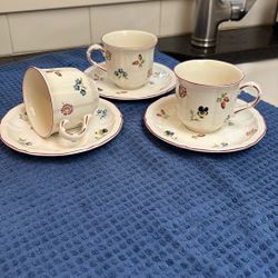 Villeroy & Boch  Petite Fleur Cups And Saucers