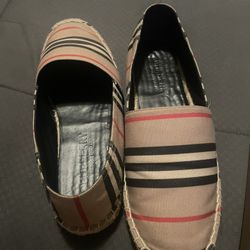 Burberry Alport Icon Stripe Espadrilles Size 38 – Authentic w/ Box