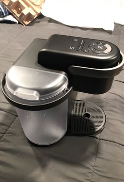 Keurig Coffee Maker With Latte And Cappuccino Functionality Convenient  Brewing - (Nickel) Bundle with Stainless Steel Tumbler, and Italian Roast  K-Cu for Sale in Queens, NY - OfferUp