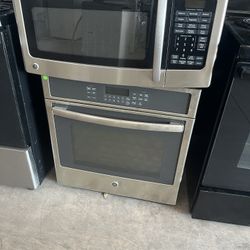 Stainless Steel Drop In Stove With Microwave 