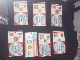 Seal Of The World  Vintage Stamps