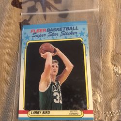Larry Bird 1988 Fleer