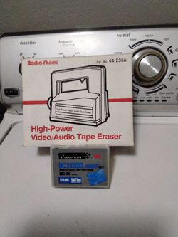 Vintage recorder eraser