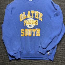 Vintage 1995 Olathe South Falcons Sweater 