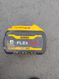 Used DeWalt 9 amp hour battery