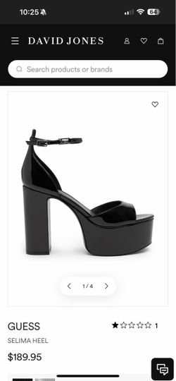 Black guess high heels