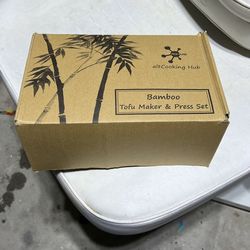 Bamboo Tofu Maker And Press Set