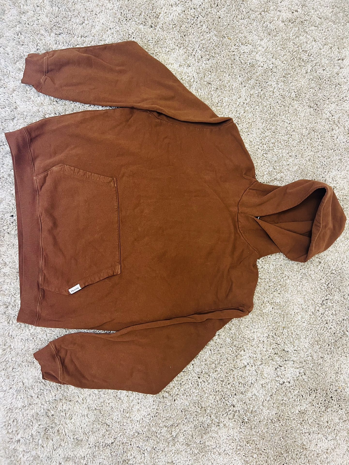 Brown Pleasing Hoodie + Patch