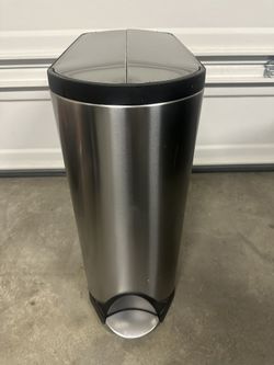 Simple Human Trash Can - 2 X 40L Compartments