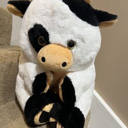Cow Farm Plush Stuffed animal 16” tall