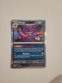 Gengar Holo Pokémon Card 050/088