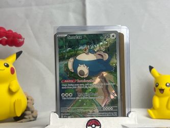 Snorlax black star promo from 151 etb