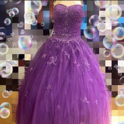 Purple Quinceañera/Sweet 16 Dress