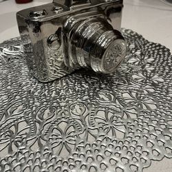 Silver Metal Camera