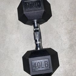 Pair Of 40lb Dumbbells