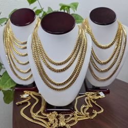 14k Gold Cuban Link Chain - Cadena Cuban link oro 14k