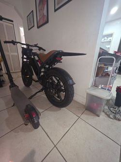 Deepower qs7 1500w 85nm and a glarewheel e scooter