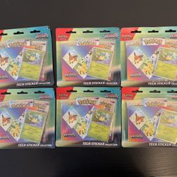 Prismatic Evolutions Tech Sticker Collection [Leafeon] Pokémon TCG: Scarlet & Violet BRAND NEW SEALED 