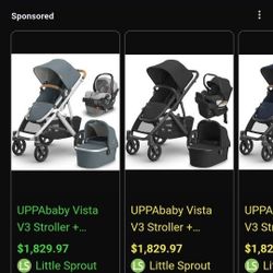 UPPABaby Vista Stroller Full Set