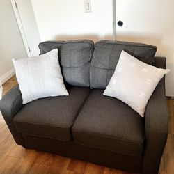 Gray Love Seat 