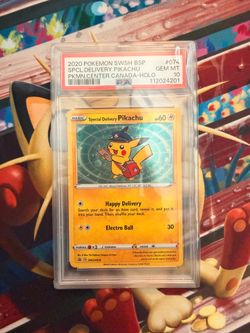 Special delivery pikachu psa 10
