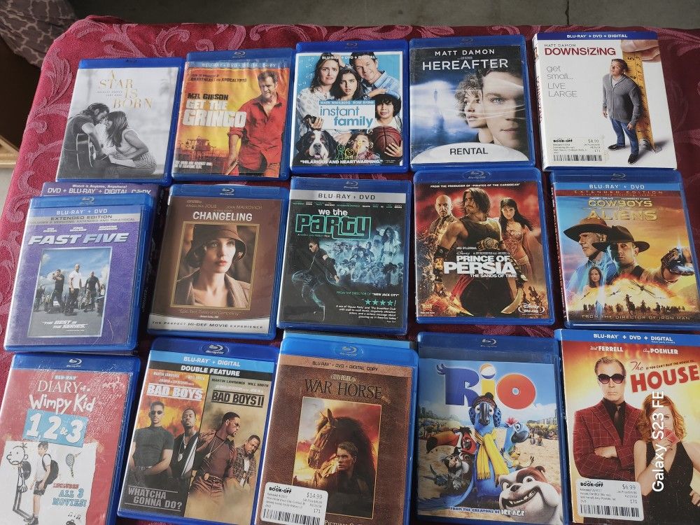 Blue Rays $ 3 Each