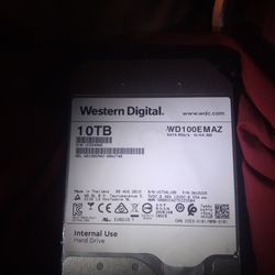 Western Digital 10 TB Internal  Hard Drive 