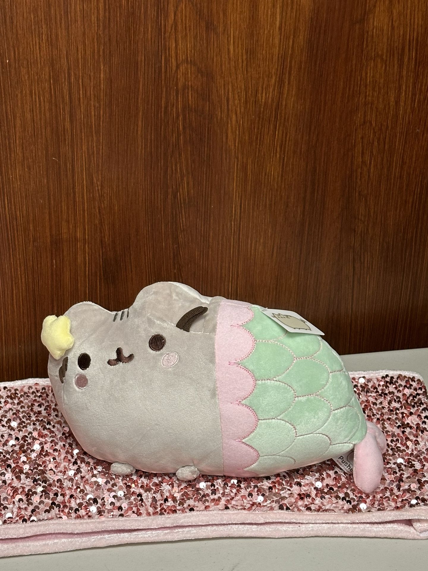 Pusheen Gund Stuffed Animals Mermaid shaped