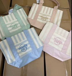 Trader Joe’s mini striped tote bags