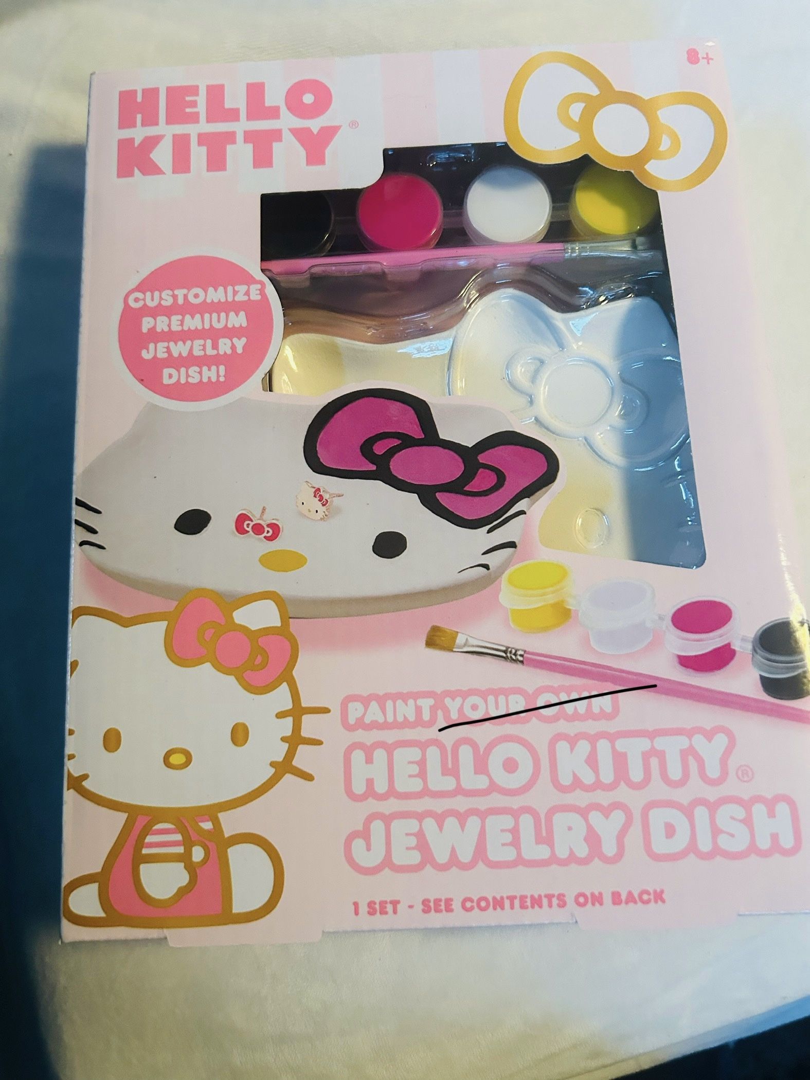 Hello Kitty Jewelry Dish -Paint Your Own Jewelry