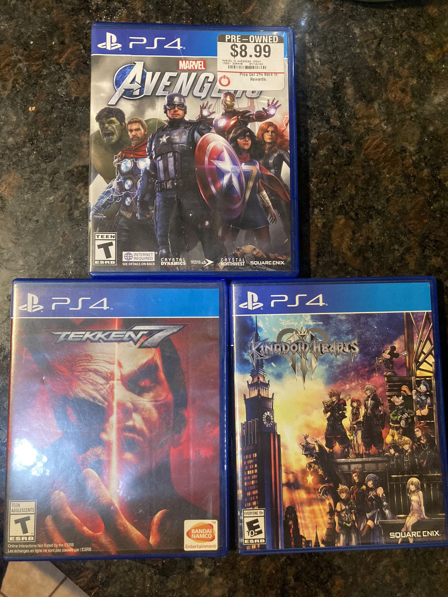 PS5 games: Tekken, Avengers, Kingdom Hearts