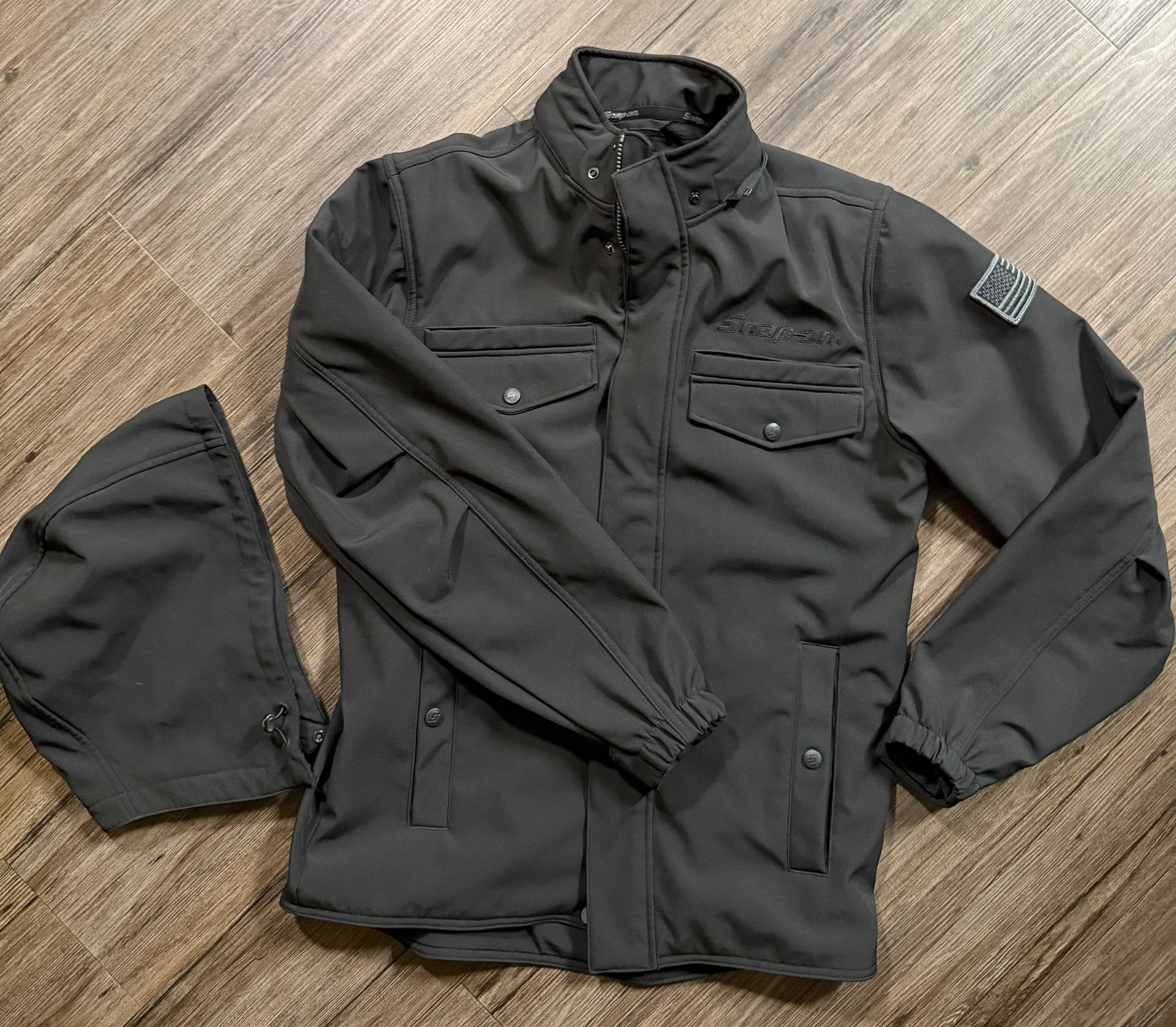 SNAP-ON JACKET/BLACK