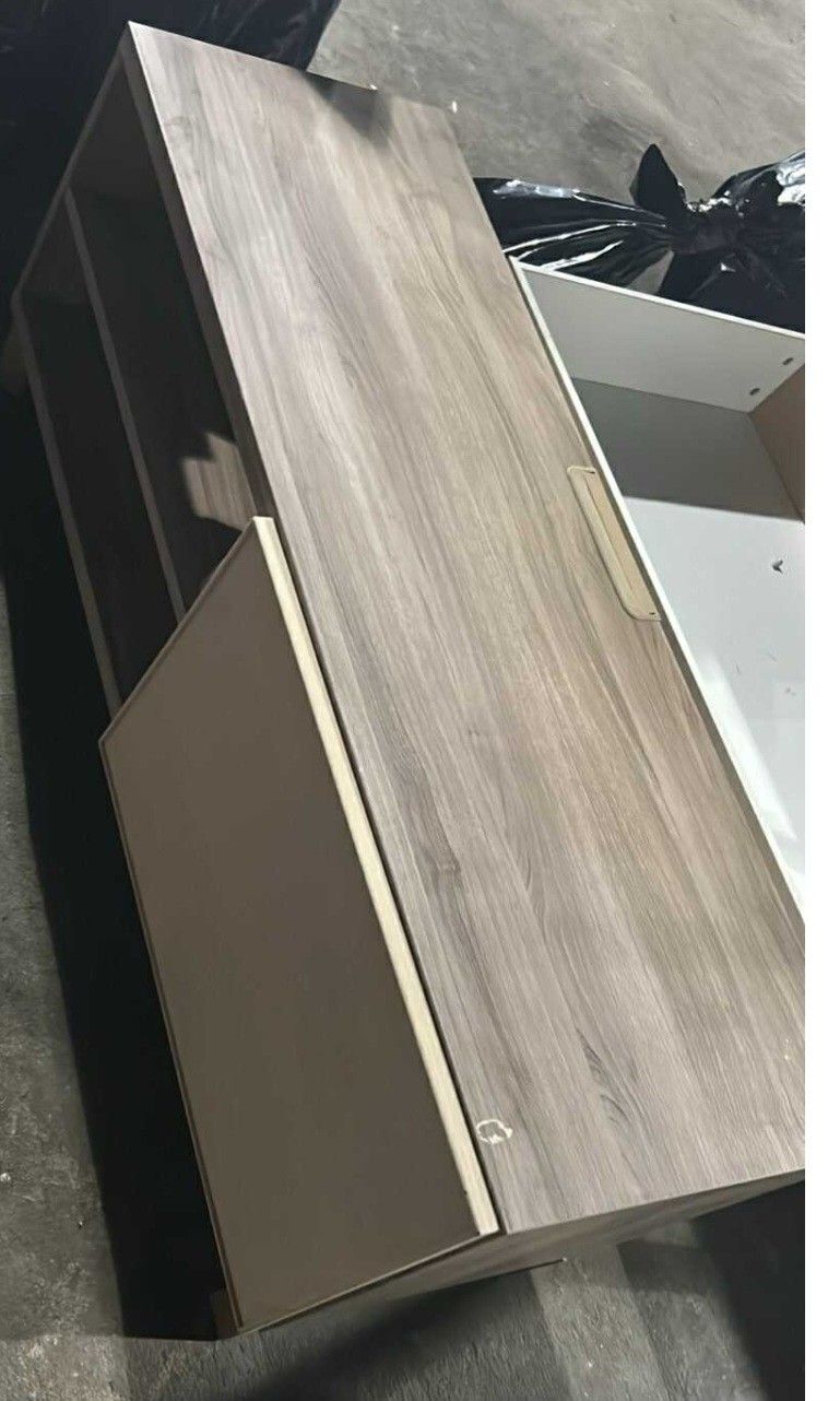 Moderm TV Console With Door And 2 Shelf