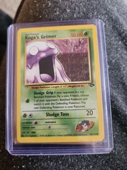 Pokemon 78/132 Koga's Grimer Gym Challenge Common- NM