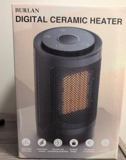 Burlan Digital Ceramic Space Heater - New in Box