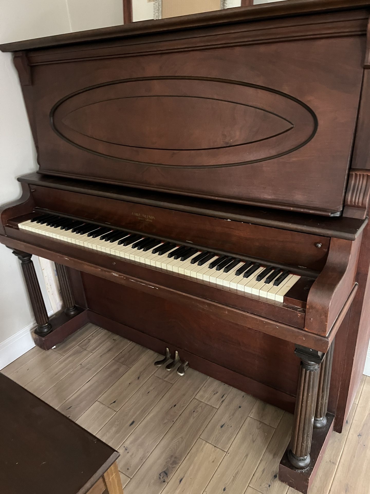 Antique Cable Nelson Upright Piano