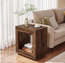 Modern Rustic End Table (read description and photos for details)