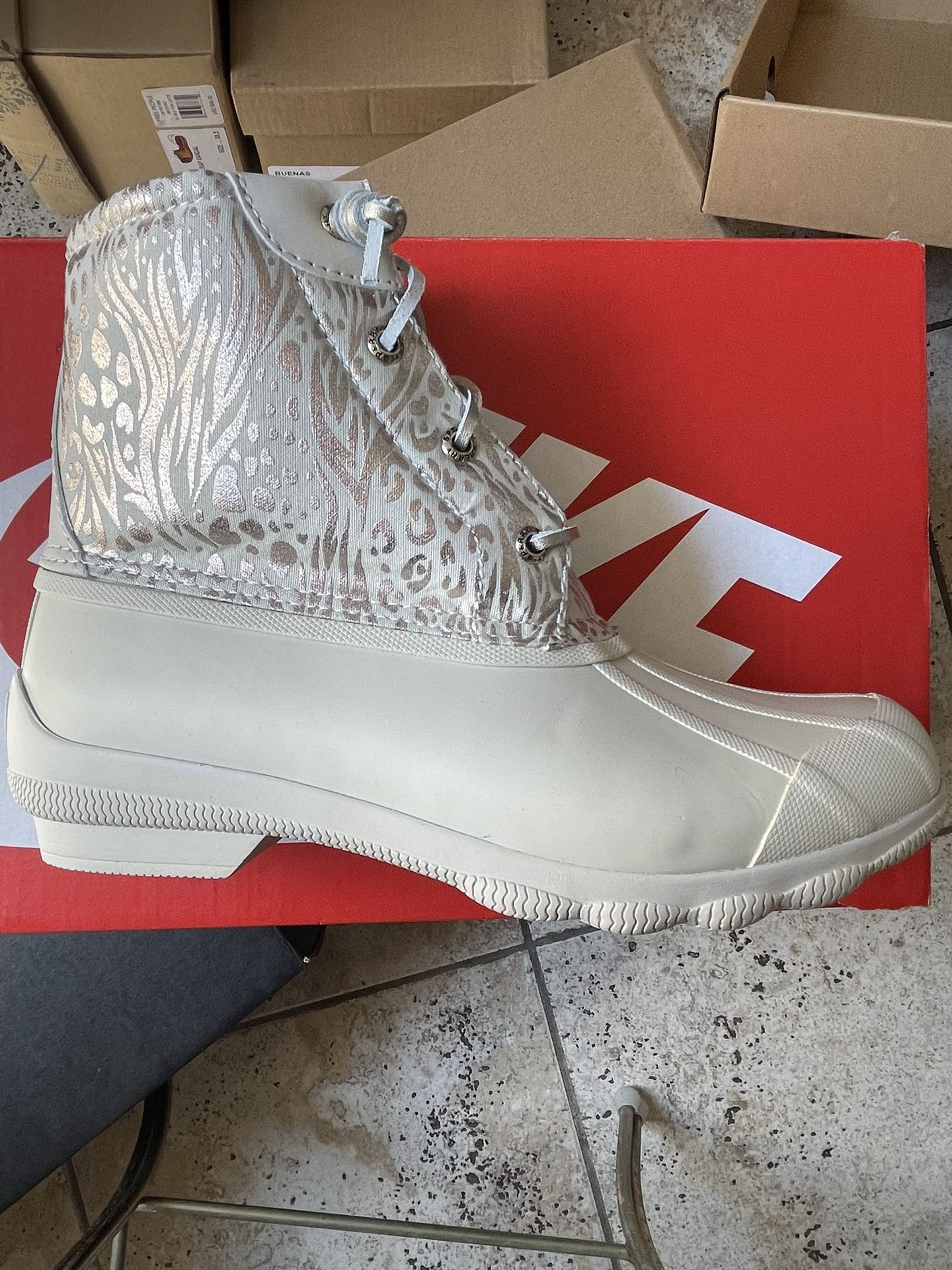Syren Gulf Metallic Rain Boots