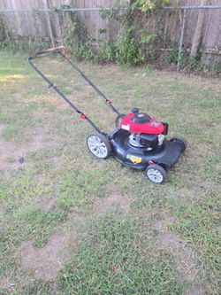 Troy - Bilt mower runs and cuts good