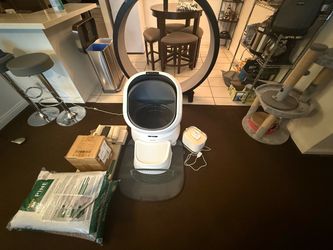 Petlibro Luma Automatic Litter box + Dock stream 2 + One Fast Cat cat wheel + accessories and 2 bags of litter