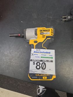 Dewalt impact with battery