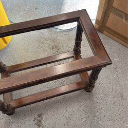Antique end table