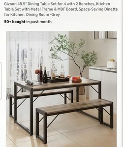 Farm house dining room table 75$ 80$ brand new in box never opened