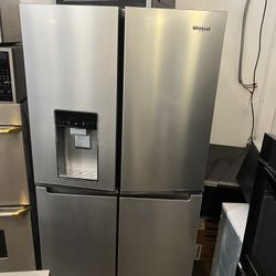 Whirlpool 4dr Fridge Stainless Steel  Counter Depth 