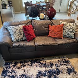 Leather Couch With Matching Chair And Ottoman