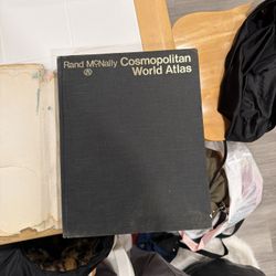 Vintage Rand McNally Cosmopolitan World Atlas Hardcover